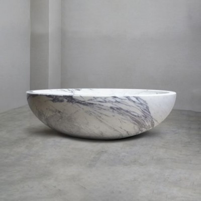 Professional carrara marble bathtub