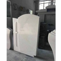 Cheap carved stone headstone marble angel wings tombstone for graves